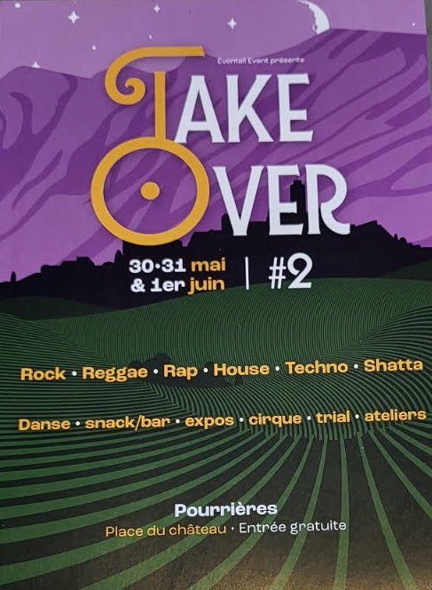 Fiers d'être partenaires du Festival TAKE OVER / 30-31 mai & 1er juin  / Pour un snack 100% bio BIOCOOP