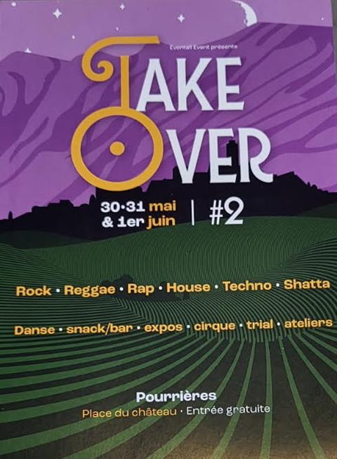Fiers d'être partenaires du Festival TAKE OVER / 30-31 mai & 1er juin  / Pour un snack 100% bio BIOCOOP