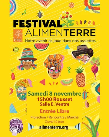 Festival Alimenterre à Rousset : projection et marché de producteurs locaux Festival Alimenterre à Rousset : projection et marché de producteurs locaux