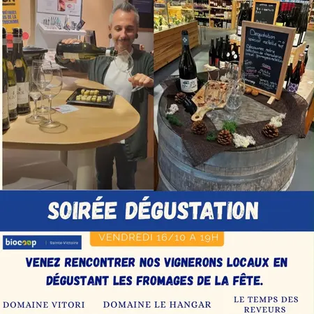 Soirée Dégustation Vins & Fromages